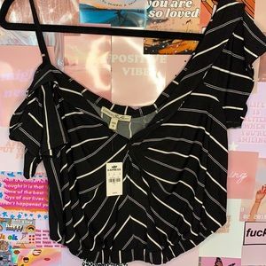 Express cropped shirt